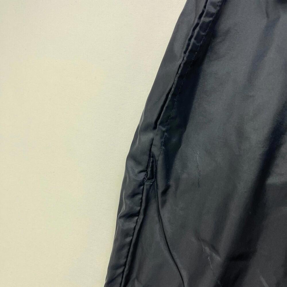 Vintage 90s Nike Windbreaker Pants Black Swoosh XL Blue - Picture 6 of 13